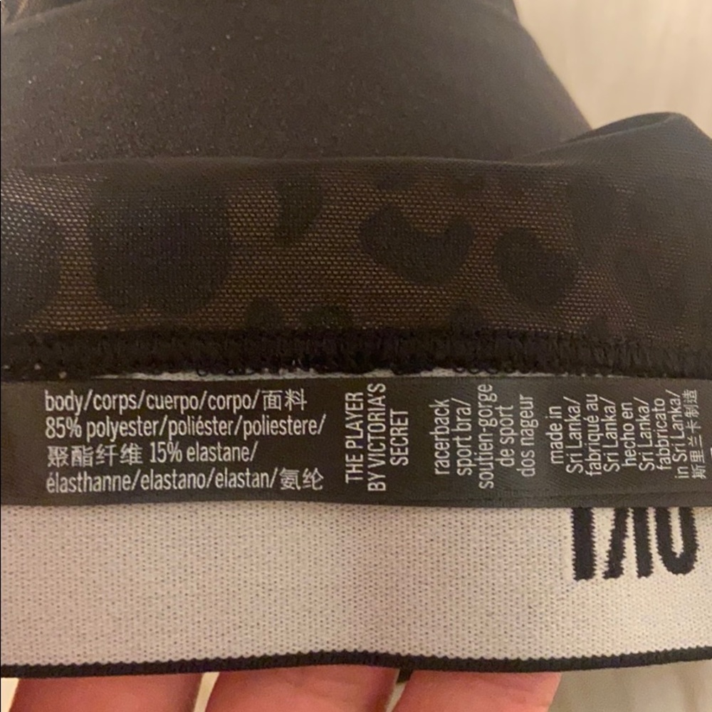 NWT Victoria’s Secret Sport Bra cheetah racer back - Picture 3 of 4